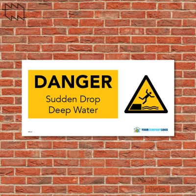  Danger Sudden Drop Deep Water Wdp - C24