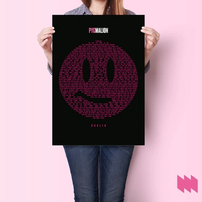 A2 is a popular size for artists selling prints and venues with snap frame displays. Same day collection available.