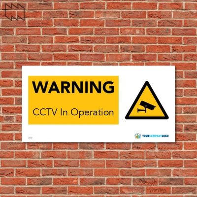  Warning Cctv In Operation Wdp - C25