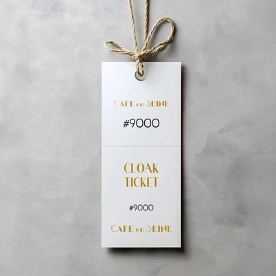  Custom - Cloakroom - Ticket