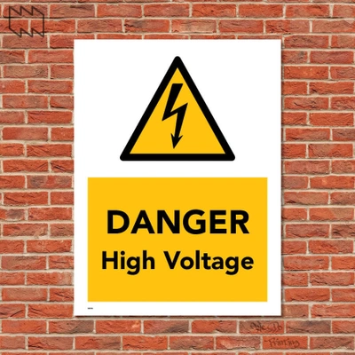  Danger High Voltage Wdp - F013