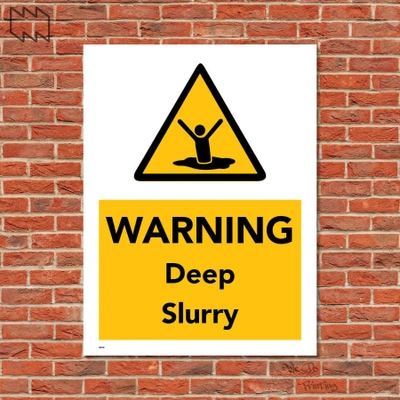  Warning Deep Slurry Wdp - F011