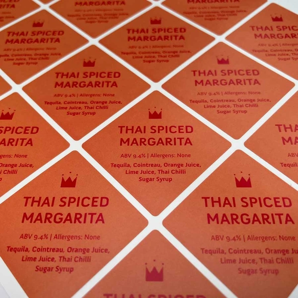  Square - Labels - On - Sheets