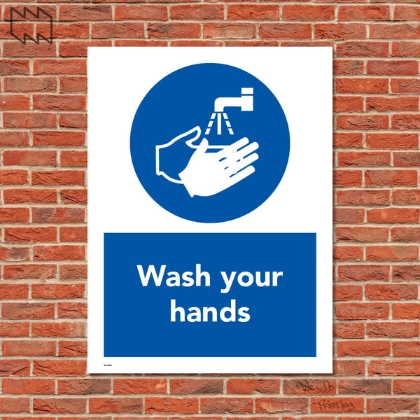  Wash Your Hands Sign Wdp - Ppe33