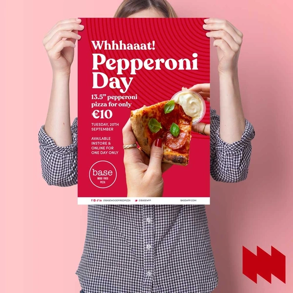 Printed A3 posters are ideal for restaurant promotions, notice boards, and small format displays.