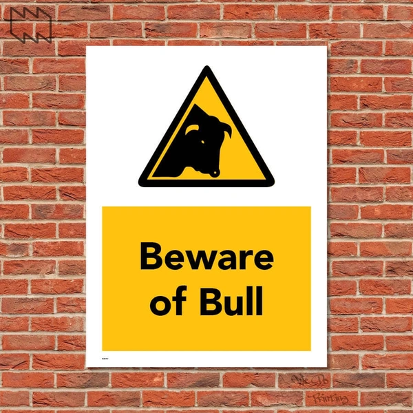  Beware Of Bull Wdp - F07