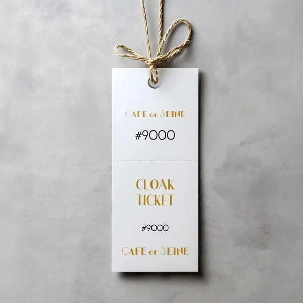  Custom - Cloakroom - Ticket
