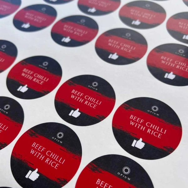  Circular - Stickers - On - Sheets