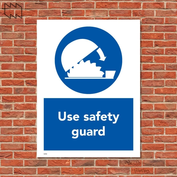  Use Safety Guard Sign Wdp - Ppe32